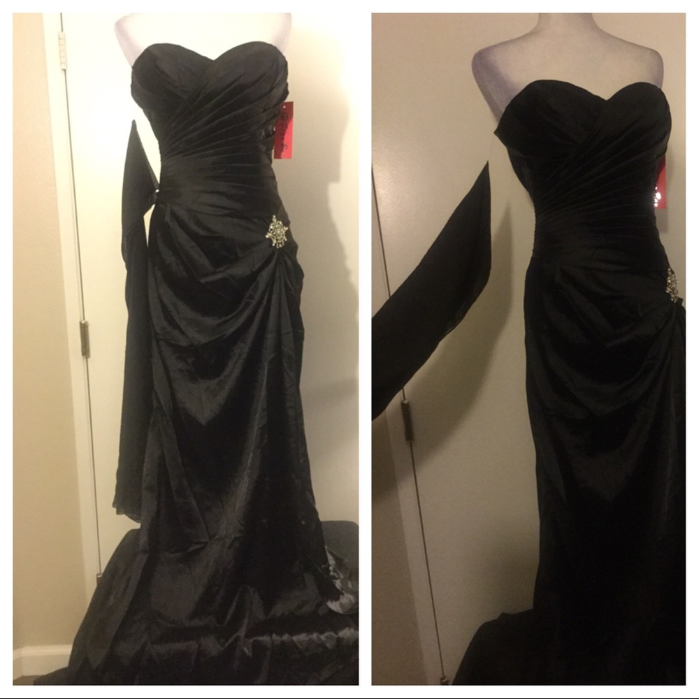 Black gown